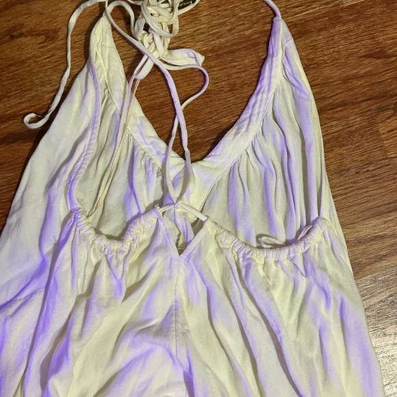 Free People Always Fun Jumpsuit Cream XS - Picture 9 of 10